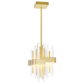 Mini Pendants Glass Down by CWI Lighting ( 401 | 1245P8-602 Millipede ) 