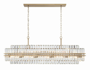 Linear/Island Geometric/Linear by Crystorama ( 60 | HAY-1417-AG Hayes ) 