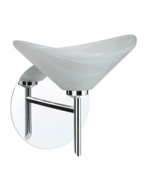 Sconces Single Glass by Besa ( 74 | 1SW-191352-CR Hoppi ) 