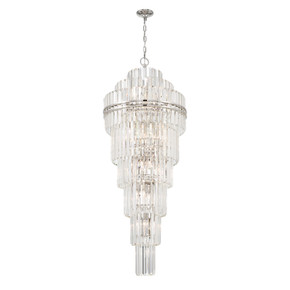 Large Chandeliers Glass Shade by Crystorama ( 60 | HAY-1419-PN Hayes ) 