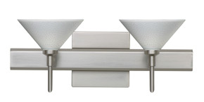 Bathroom Fixtures Two Lights by Besa ( 74 | 2SW-282453-SN-SQ Kona ) 