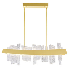 Linear/Island 4 Light + by CWI Lighting ( 401 | 1246P39-602 Guadiana ) 