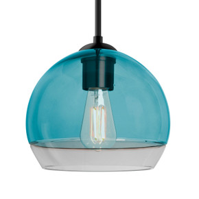 Mini Pendants Glass Down by Besa ( 74 | J-ALLY8BL-EDIL-BK Besa Ally 8 Pendant ) 