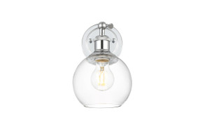 Sconces Single Glass by Elegant Lighting ( 173 | LD7325W6CH Kai ) 