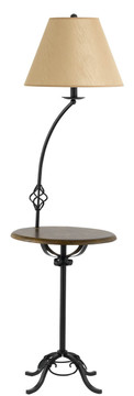 Lamps Floor Lamps with Tray by Cal Lighting ( 225 | BO-2095FL Iron ) 