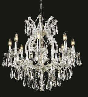 Mid. Chandeliers Candle by Elegant Lighting ( 173 | 2801D26C/RC Maria Theresa ) 