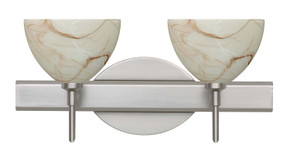 Bathroom Fixtures Two Lights by Besa ( 74 | 2SW-467983-SN Brella ) 