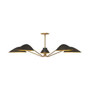 Semi-Flush Mts. Cage by Alora ( 452 | PD550545MBAG Oscar ) 
