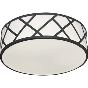 Flush Mounts Drum Shade by AFX Lighting ( 162 | HVNF13LAJUDBK Haven ) 