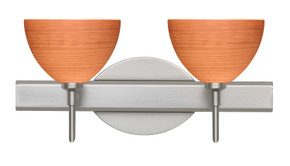 Bathroom Fixtures Two Lights by Besa ( 74 | 2SW-4679CH-SN Brella ) 