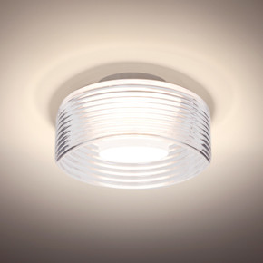 Semi-Flush Mts. Drum Shade by Besa ( 74 | BELUCLC-LED-SN Besa Belu Ceiling ) 