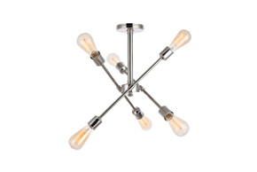 Semi-Flush Mts. Geometric/Linear by Elegant Lighting ( 173 | LD8003D17PN Axel ) 