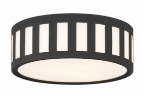 Flush Mounts Drum Shade by Crystorama ( 60 | KEN-2203-BF Kendal ) 