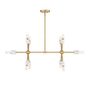 Linear/Island 4 Light + by Designers Fountain ( 43 | D304C-IS-BG Star Dust ) 
