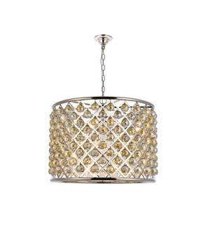 Mid. Chandeliers Drum Shade by Elegant Lighting ( 173 | 1206D27PN-GT/RC Madison ) 