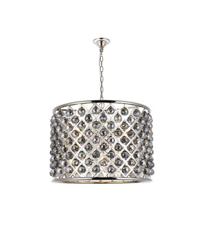 Pendants Drum Shade by Elegant Lighting ( 173 | 1206D27PN-SS/RC Madison ) 