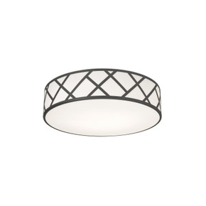 Flush Mounts Drum Shade by AFX Lighting ( 162 | HVNF17MBBK Haven ) 