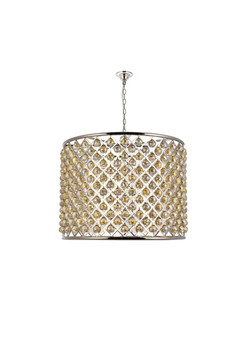 Mid. Chandeliers Glass Down by Elegant Lighting ( 173 | 1206D35PN-GT/RC Madison ) 