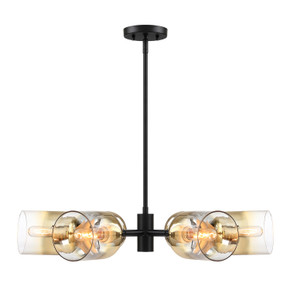 Mid. Chandeliers Starburst by Designers Fountain ( 43 | D306M-6CH-MB Gatsby ) 