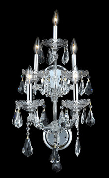 Sconces Quad plus by Elegant Lighting ( 173 | 2801W5C/RC Maria Theresa ) 