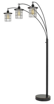 Lamps Floor Arc by Cal Lighting ( 225 | BO-2668-3L-DB Silveton ) 