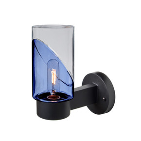 Sconces Single Glass by Besa ( 74 | BLINKBL-WALL-EDIL-BK Besa Blink Outdoor Sconce ) 