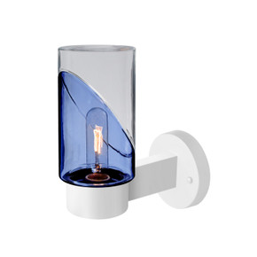 Sconces Single Glass by Besa ( 74 | BLINKBL-WALL-EDIL-WH Besa Blink Outdoor Sconce ) 