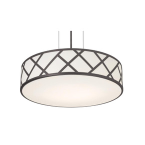 Pendants Drum Shade by AFX Lighting ( 162 | HVNP21MBBK Haven ) 