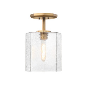 Semi-Flush Mts. Glass Down by Designers Fountain ( 43 | D309M-SF-OSB Haven ) 