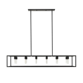Linear/Island 4 Light + by Acclaim Lighting ( 106 | IN21003BK Cobar ) 