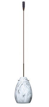 Multi-Systems Low Voltage Pendants by Besa ( 74 | RXP-1713MG-BR Pera ) 