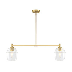 Linear/Island 2 Light Bar by Designers Fountain ( 43 | D310M-IS-BG Summer Jazz ) 