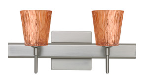 Bathroom Fixtures Two Lights by Besa ( 74 | 2SW-5125CF-SN-SQ Nico ) 
