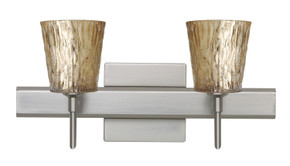 Bathroom Fixtures Two Lights by Besa ( 74 | 2SW-5125GF-SN-SQ Nico ) 