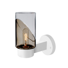 Sconces Single Glass by Besa ( 74 | BLINKSM-WALL-WH Besa Blink Outdoor Sconce ) 