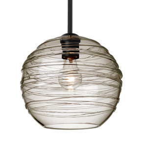 Mini Pendants Glass Down by Besa ( 74 | 1TT-462702-EDIL-BK Besa Wave 10 Pendant ) 