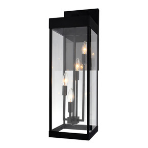Exterior Wall Mount by CWI Lighting ( 401 | 1695W8-4-101 Windsor ) 