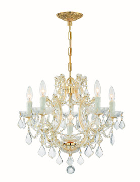 Mid. Chandeliers Candle by Crystorama ( 60 | 4405-GD-CL-MWP Maria Theresa ) 