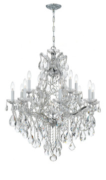 Mid. Chandeliers Candle by Crystorama ( 60 | 4413-CH-CL-MWP Maria Theresa ) 