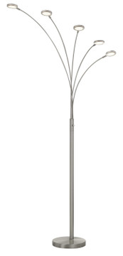 Lamps Floor Arc by Cal Lighting ( 225 | BO-2873FL-5L-BS Cremona ) 