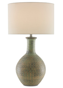 Lamps Table by Currey and Company ( 142 | 6000-0611 Loro Green Table Lamp ) 