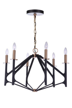 Mid. Chandeliers Candle by Craftmade ( 46 | 55526-FBSB The Reserve ) 