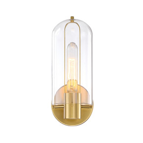 Sconces Single Glass by Designers Fountain ( 43 | D332M-WS-BG Skylar ) 