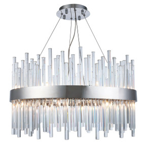 Mid. Chandeliers Glass Up by Elegant Lighting ( 173 | 3000D25C Dallas ) 