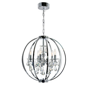 Pendants Sphere by CWI Lighting ( 401 | 5025P22C-5 Abia ) 
