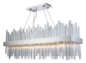 Mid. Chandeliers Glass Up by Elegant Lighting ( 173 | 3000G36C Dallas ) 
