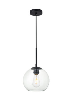 Mini Pendants Glass Down by Elegant Lighting ( 173 | LD2206BK BAXTER ) 