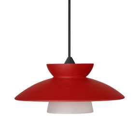 Mini Pendants Glass Down by Besa ( 74 | X-271831-BK Besa Trilo 7 Pendant ) 