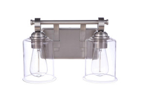Bathroom Fixtures Two Lights by Craftmade ( 46 | 56402-BNK Romero ) 