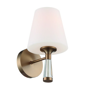 Sconces Single Glass by Crystorama ( 60 | RAM-A3401-VG Ramsey ) 